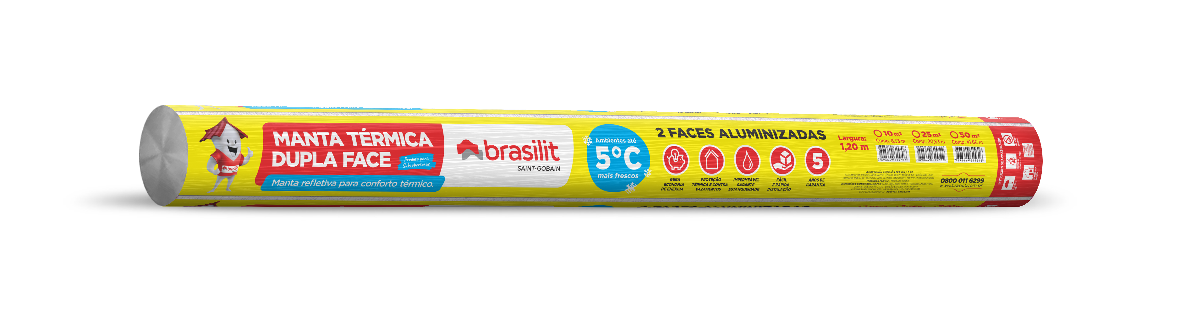Manta Térmica Dupla Face Brasilit